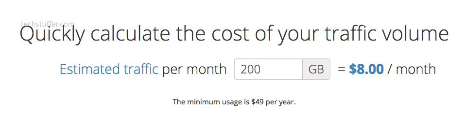 KeyCDN Price Calculator