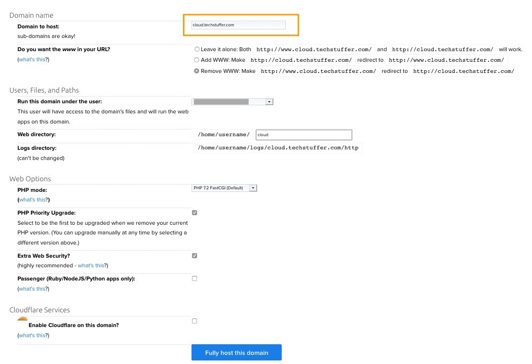 Creating A Subdomain on DreamHost