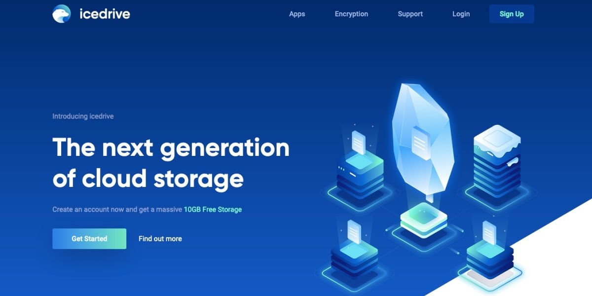 Icedrive Cloud Storage with End to End Encryption