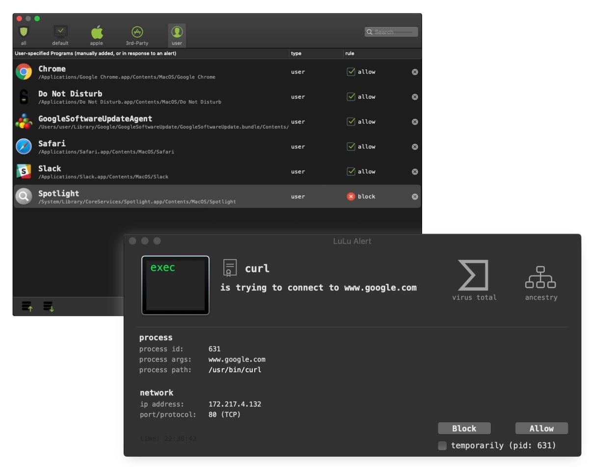 Lulu Free Firewall for macOS