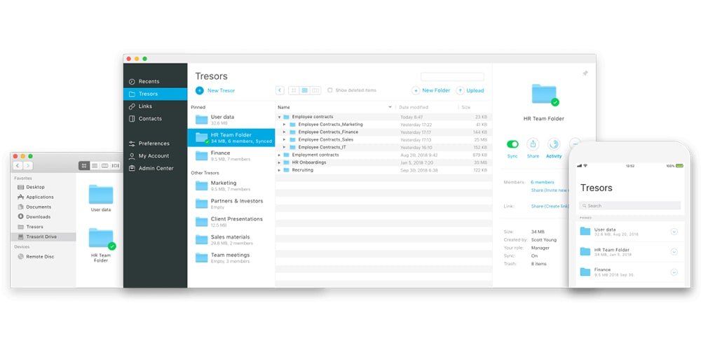 Tresorit Zero-knowledge Cloud Storage