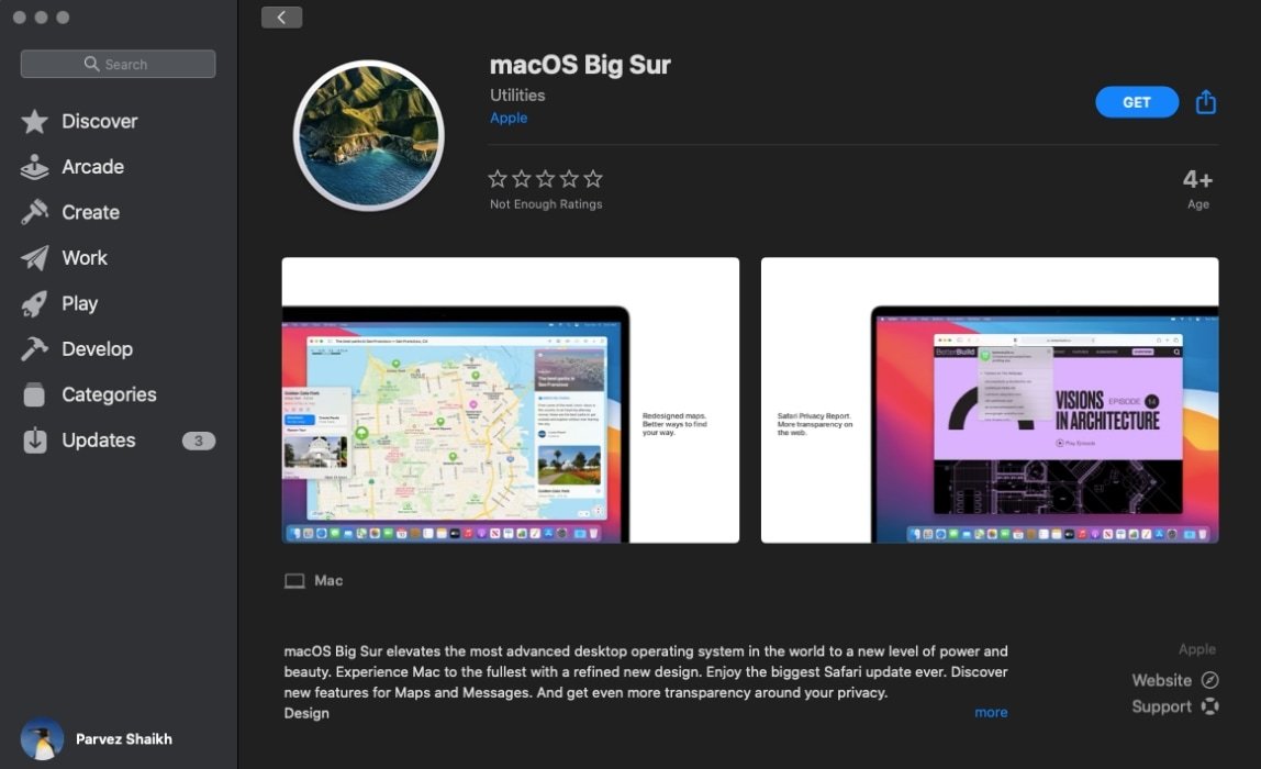 Download macOS Big Sur