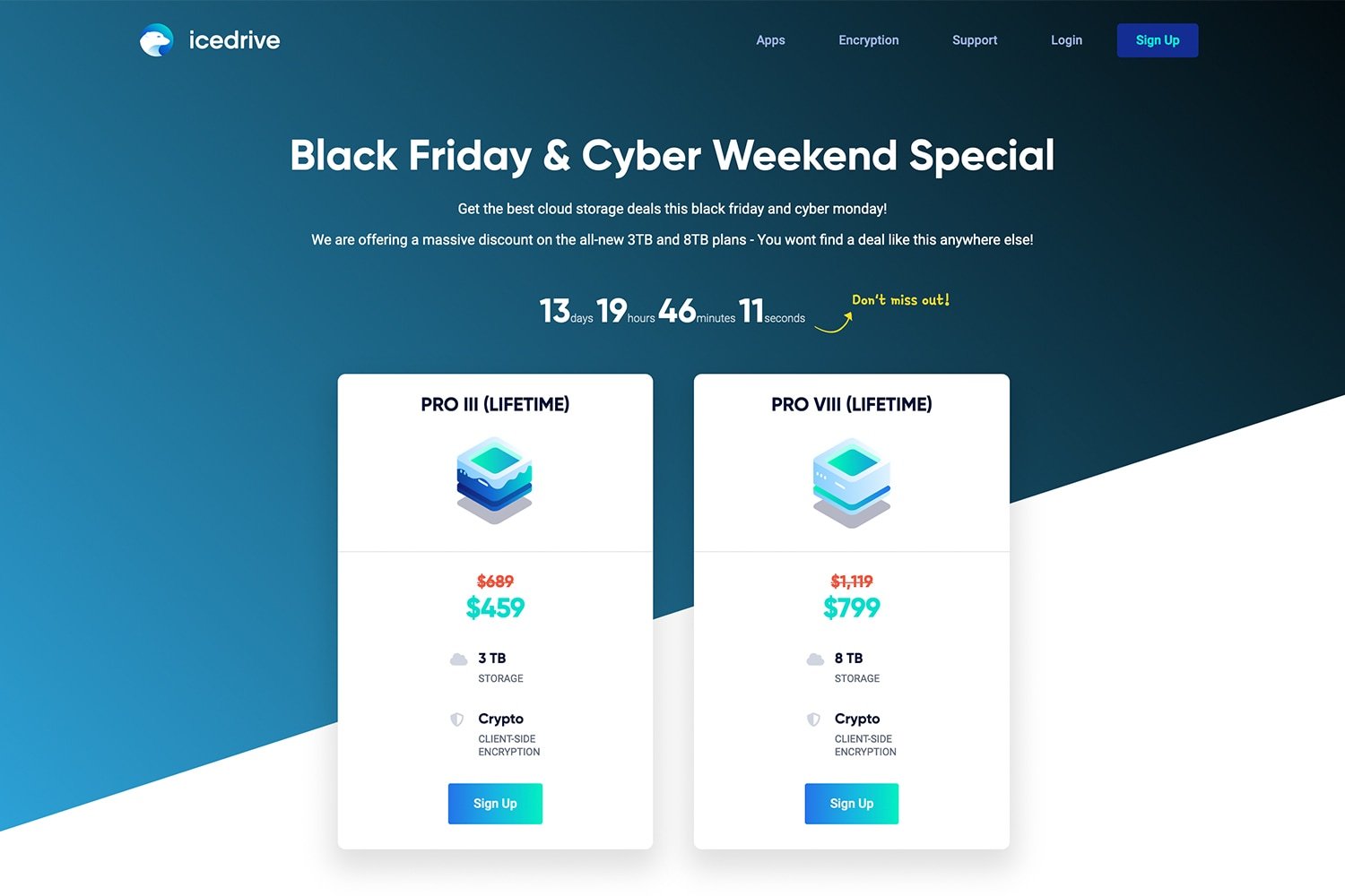 Icedrive Black Friday Deal 2021