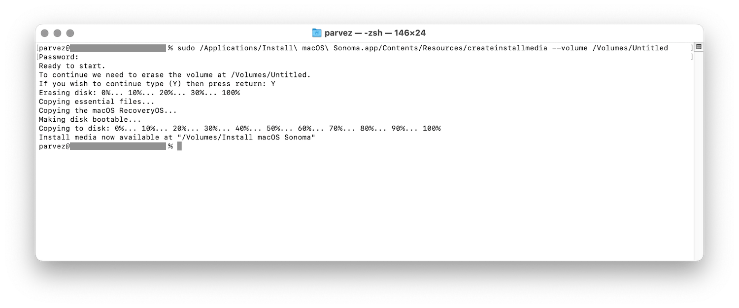macOS Sonoma Bootable Installer