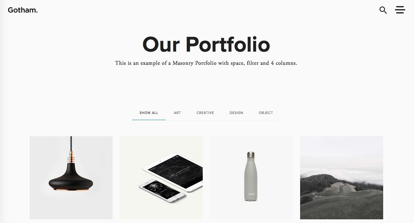 Gotham WordPress Theme