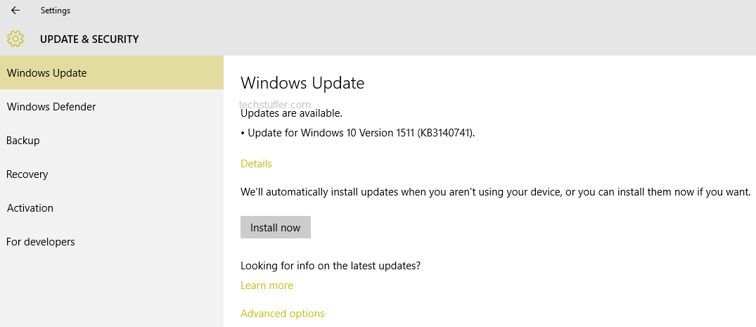 KB3140741 Windows 10