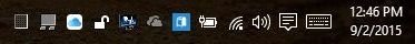 all icons notification area