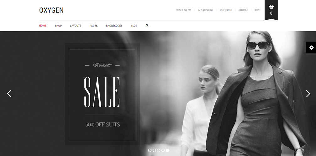 Oxygen WooCommerce Theme