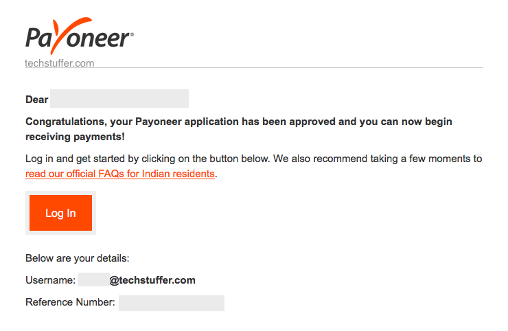 Payoneer Account Approval