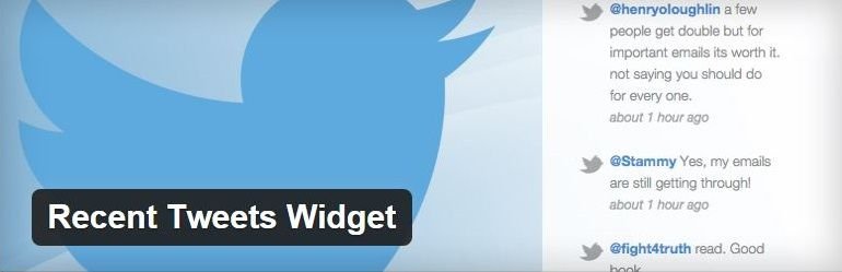 Recent Tweets Widget for WordPress