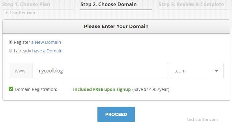Registering Domain with SiteGround Hosting
