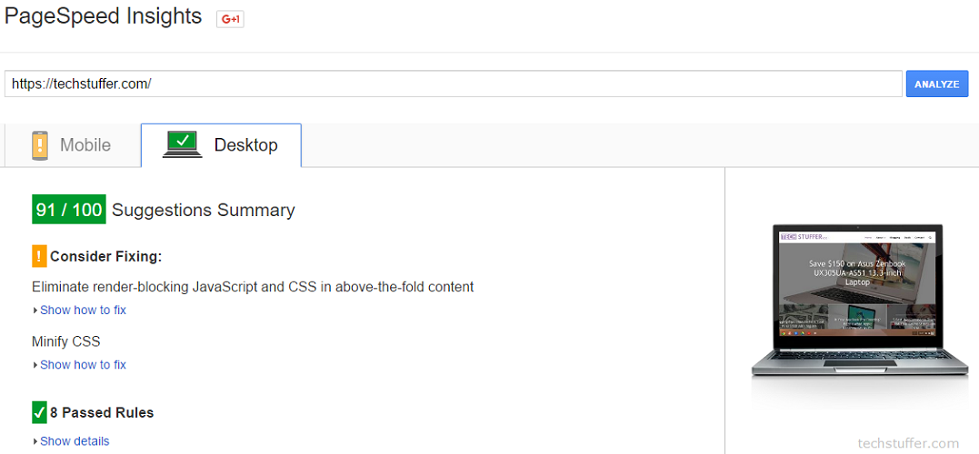 How to Score 90+ in Google PageSpeed