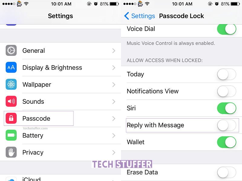 How to Turn Off Quick Reply from Lock Screen on iPhone