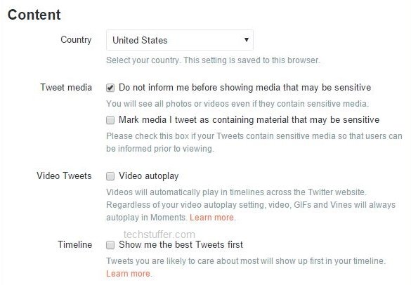 Turning on New Twitter Timeline