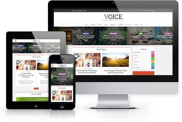 Voice WordPress Theme
