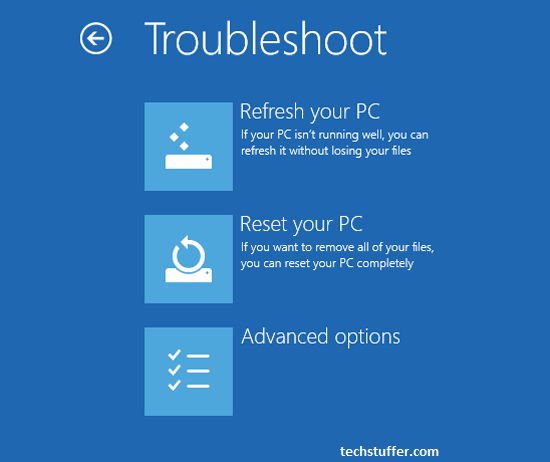 Windows 10 Advanced startup
