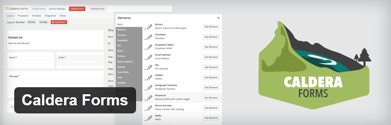 Caldera Forms WordPress Admin
