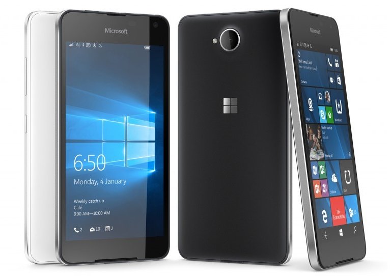 Lumia 650 Colors: Matte White Matte Black