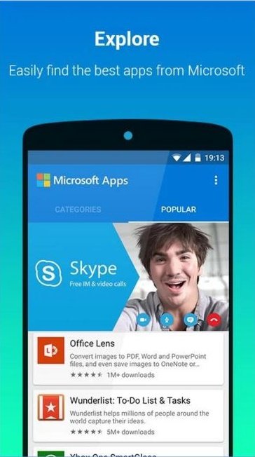 Android apps by Microsoft