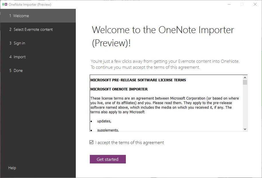 OneNote Importer