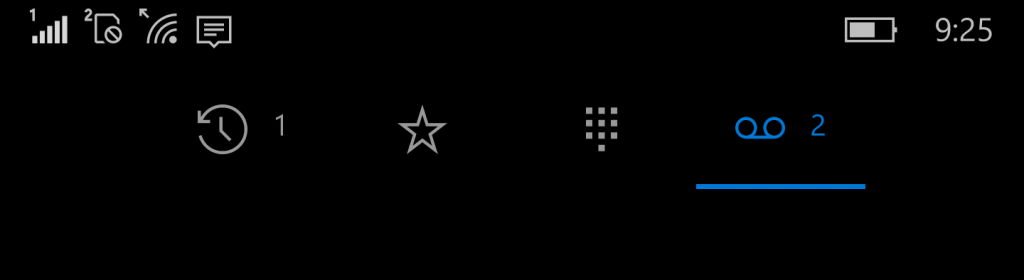 Windows 10 mobile build 14283 Phone app