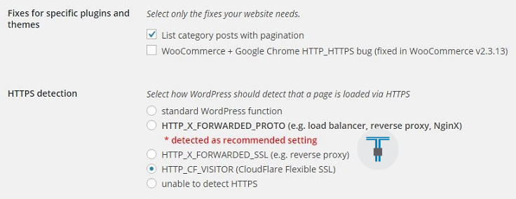 Fix mixed content error in WordPress